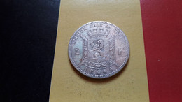 BELGIQUE LEOPOLD II BELLE 2 FRANCS 1866 AVEC CROIX ARGENT - 2 Frank