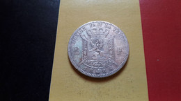 BELGIQUE LEOPOLD II BELLE 2 FRANCS 1866 AVEC CROIX ARGENT - 2 Francs