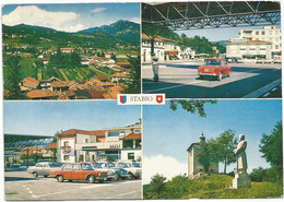 AA3804 Stabio - Auto Cars Voitures - Panorama Vedute Multipla / Viaggiata 1976 - Stabio