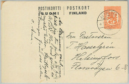 66693 - FINLAND - POSTAL HISTORY - POSTAL STATIONERY CARD From ALAVIESKA - 1928 (P61) - Covers & Documents