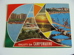 SALUTI DA  CAMPOMARINO   CAMPOBASSO    CB  MOLISE     VIAGGIATA  COME DA FOTO - Campobasso