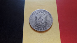 BELGIQUE LEOPOLD II 2 FRANCS 1866 AVEC CROIX ARGENT - 2 Frank