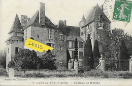 Carte Postale   VIENNE L ENCLOITRE Chateau De Marsay - Lencloitre