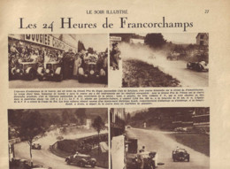Automobile-Les 24 Heures De Francorchamps 1933-Chiron, Pilote-Voitures: FN Herstal-Alfa-Roméo-Pub.Bosch-Le Soir Illustré - Auto