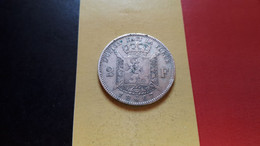 BELGIQUE LEOPOLD II TRES BELLE 2 FRANCS 1867 AVEC CROIX ARGENT - 2 Francs