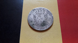 BELGIQUE LEOPOLD II  BELLE 2 FRANCS 1867 AVEC CROIX ARGENT - 2 Frank