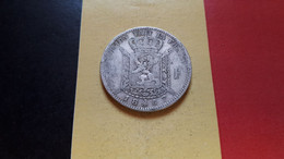 BELGIQUE LEOPOLD II  BELLE 2 FRANCS 1867 AVEC CROIX ARGENT - 2 Francs