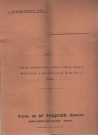 1943 Vente Constant Bal à Eugénie Bal Izieu - Non Classés