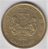 @Y@    Singapore  5  Cent 1985        (4601) - Singapore