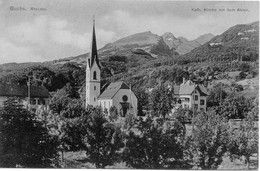 BUCHS Rheintal Kath. Kirche Mit Dem Alvier - Buchs