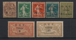 CILICIE - 1920 - N°Yv. 80 à 86 - OMF - 7 Valeurs - Neuf * / MH VF - Nuovi
