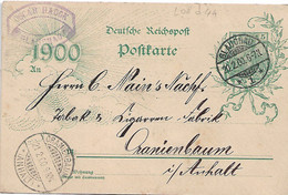 L08d44 - Deutfche Reichspoft - Poste Du Reich Allemand  1900 - Entier Postal - [1] Prephilately