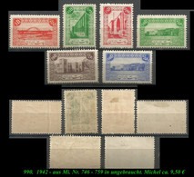 1942 - Aus Mi. Nr. 746 - 59 In Ungebraucht - Iran