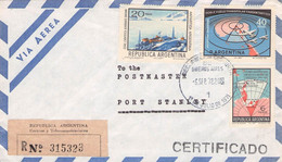 ARGENTINA - REGISTERED AIR MAIL 1972 BUENOS AIRES > PT. STANLEY/FALKLAND / YZ201 - Cartas