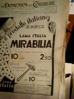 Supplemento LA DOMENICA DEL CORRIERE N°17 1933  LAMETTA BARBA MIRABILIA C904 - Prime Edizioni