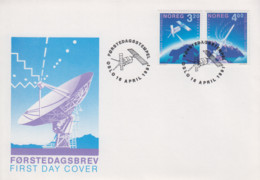 Enveloppe  FDC  1er  Jour   NORVEGE   Paire  EUROPA    1991 - FDC