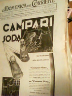 Supplemento LA DOMENICA DEL CORRIERE N°10 1933  CAMPARI SODA C907 - Prime Edizioni