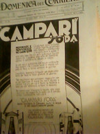 Supplemento LA DOMENICA DEL CORRIERE N°29 1933  CAMPARI SODA C908 - Primeras Ediciones