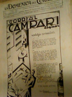 Supplemento LA DOMENICA DEL CORRIERE N°42 1933  CAMPARI CORDIAL C913 - First Editions