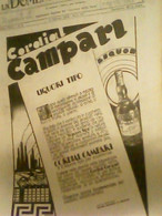 Supplemento LA DOMENICA DEL CORRIERE N°6 1934 CAMPARI CORDIAL  LIQUORI ILLUSTRATA FONTANA C917 - Primeras Ediciones