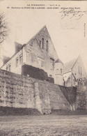 27. PONT DE L'ARCHE ( ENVIRONS DE ). CPA. BON PORT. ABBAYE COTE NORD. ANNEE 1905 + TEXTE - Pont-de-l'Arche