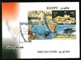 Fdc`s EGYPT 2007 SINAI LIBERATION DAY 25 APRIL - Covers & Documents