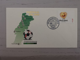 2003 Sonderbeleg EM Portugal Gruppenauslosung - Storia Postale