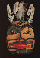 Haida Tribe Dance Mask Exhibit 1980 Queen Charlotte Islands Postcard - Non Classés