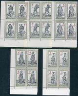 CZECHOSLOVAKIA 1983 Costumes In Old Engravings Blocks Of 4 MNH / **.  Michel 2742-46 - Nuevos