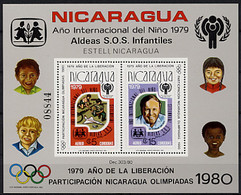 Nicaragua, 1980, Olympics, International Year Of The Child, IYC, United Nations, MNH, Michel Block 110A - Nicaragua