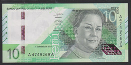 Peru 10 Soles 2021 Pnew UNC - Pérou