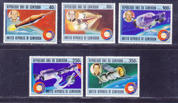 CAMEROUN N°  611 & 612, A269 à 271 ** MNH Neufs Sans Charnière, TB (d0051) Cosmos, Coopération USA-URSS - 1977 - Kameroen (1960-...)