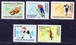 CAMEROUN N°  613 & 614, A272 à 274 ** MNH Neufs Sans Charnière, TB (d0052) Jeux Olympiques Innsbruck - 1977 - Cameroun (1960-...)