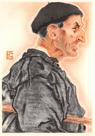 Visages Paysans - LE PAYS BASQUE - Illustrateur G. Géo-Fourrier - N°6 - Fourrier, G.