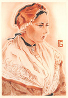 Visages Paysans - L'AUVERGNE - Illustrateur G. Géo-Fourrier - N°15 - Fourrier, G.