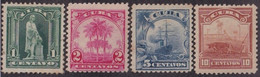 1905-157 CUBA 1914 REPUBLIC 1c-10c UNUED WITHOUT GUM. - Nuovi