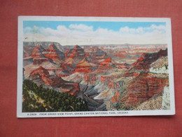 Fred Harvey. H 2909  View From Grand View Point.  Grand Canyon Arizona > Grand Canyon    Ref  5285 - Grand Canyon