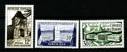 921 à 923 - 3 Valeurs De L'année 1952 - Neufs N** - Très Beaux - Unused Stamps