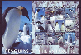 (081) Brit. Antarc. Territ. (BAT)  2003 / Penguins Sheetlet / Feuillet / Kleinbogen  ** / Mnh  Michel 369-380 KB - Andere & Zonder Classificatie