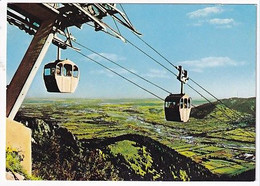 AK 011457 GERMANY - Lenggries - Brauneck-Kabinenbahn Mit Blick Ins Isartal - Lenggries