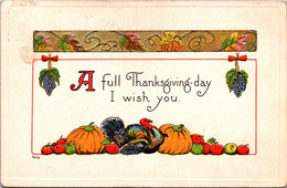 Thanksgiving Greetings With Turkey 1914 - Thanksgiving