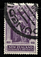 New Zealand 1920 Victory 6d Violet Used - Usati