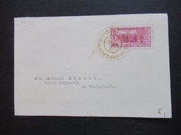 CSSR 1934 Nr.323 20 Jahre Tschechoslowakische Legionen Mit Sonderstempel Briefvorderseite / VS - Cartas & Documentos