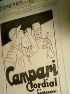 Supplemento LA DOMENICA DEL CORRIERE N°46 1935 CAMPARI CORDIAL ILLUSTRATA G MUGGIANI SETTIMANA CIRIO C931 - Prime Edizioni