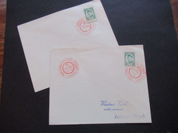 CSSR 1935 Thomas Garigue Massaryk Nr.332 SST / Sonderstempel In Rot Moravska Und Ministerstvo Post A Telegrafu - Storia Postale