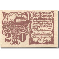 Billet, Autriche, Oberösterreich, 20 Heller, Château, SPL, Mehl:FS 692V - Autriche