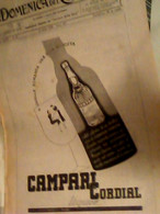 Supplemento LA DOMENICA DEL CORRIERE N°15 1936 CAMPARI CORDIAL FORMAGGIO LOCATELLI C941 - Prime Edizioni