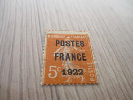 TP FRANCE Préo Préoblitéré N°36 Postes France 1922 - 1893-1947