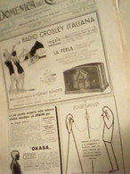 Supplemento LA DOMENICA DEL CORRIERE N°31 1933 RADIO CROSLEY ITALIANA LA PERLA MODELLO   FLIT INSETTI   C959 - First Editions