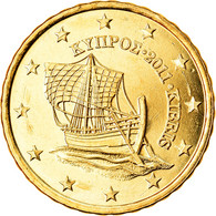 Chypre, 10 Euro Cent, 2011, SPL, Laiton, KM:81 - Cyprus